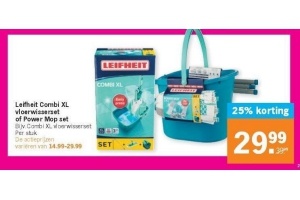 leifheit combi xl vloerwisserset of power mop set