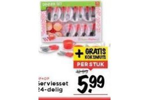 serviesset 24 delig