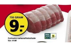 culinaire varkensfiletrollade