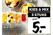 kies en mix fruit