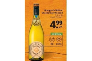 grange de malivet chardonnay wooded