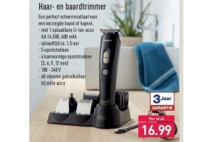 haar en baardtrimmer