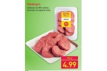 hamburgers