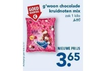 g woon chocolade kruidnoten mix