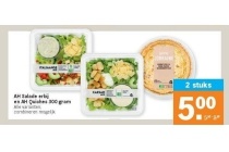 ah salade erbij en ah quiches 300 gram