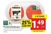 premium hamburgers