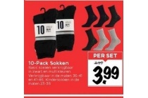 10 pack sokken