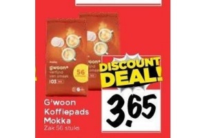 g woon koffiepads mokka