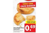 verse bladerdeeg kaassnack