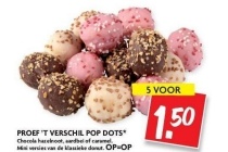 proef t verschil pop dots