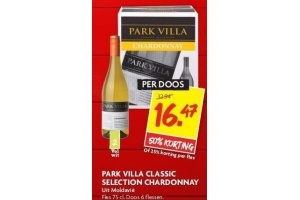 park villa classic selection chardonnay