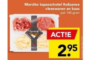 marchio tapasschotel italiaanse vleeswaren en kaas