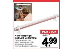 make upspiegel met led verlichting