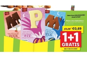 kleine chocoladeletters