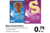 kleine knetterletter