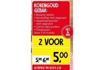 korengoud gebak