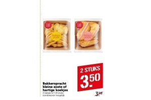 bakkerspracht kleine zoete en hartige koekjes