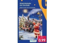 adventskalender met chocolade