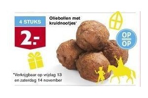 oliebollen met kruidnootjes