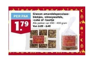 g woon amandelspeculaasblokjes stroopwafels cake of taartje