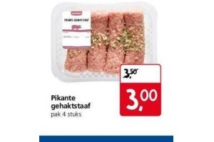 pikante gehaktstaaf