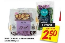 bimi of kriel aardappelen