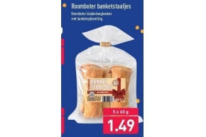 roomboter banketstaafjes