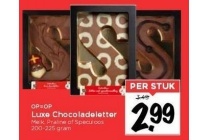 luxe chocoladeletter
