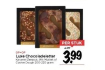 luxe chocoladeletter