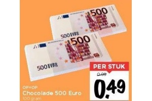 chocolade 500 euro