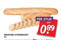 dekavers stokbrood