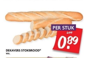 dekavers stokbrood