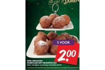 oliebollen met kruidnoten