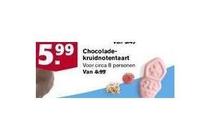 chocolade kruidnotentaart