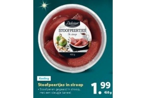 stoofpeertjes in siroop