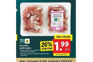 gerookte spekreepjes