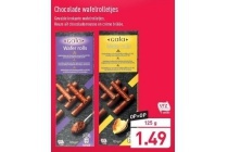 chocolade wafel rolletjes