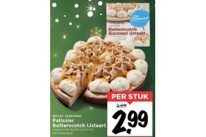 patissier butterscotch ijstaart