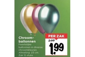 chroomballonnen