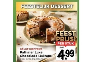 patisserie luxe chocolade ijskrans