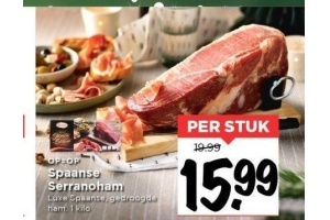 spaanse serranoham