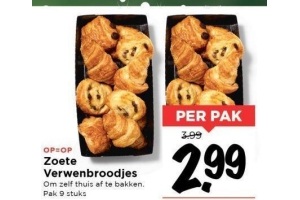 zoete verwenbroodjes