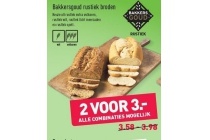 bakkersgoud rustiek broden