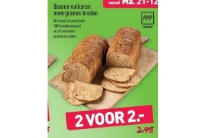 boeren volkoren meergranen broden