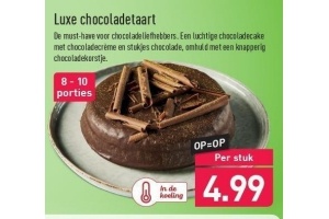 luxe chocoladetaart