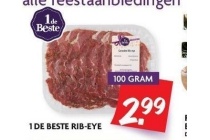 1 de beste rib eye