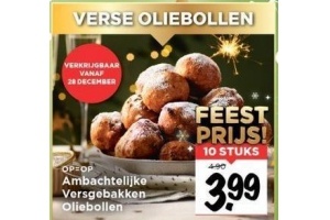 ambachtelijke versgebakken oliebollen