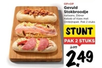 gevuld stokbroodje