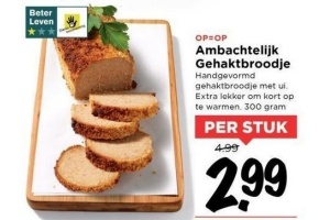 ambachtelijk gehaktbrood