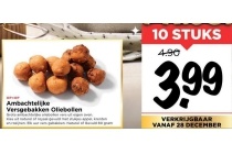 ambachtelijk versgebakken oliebollen